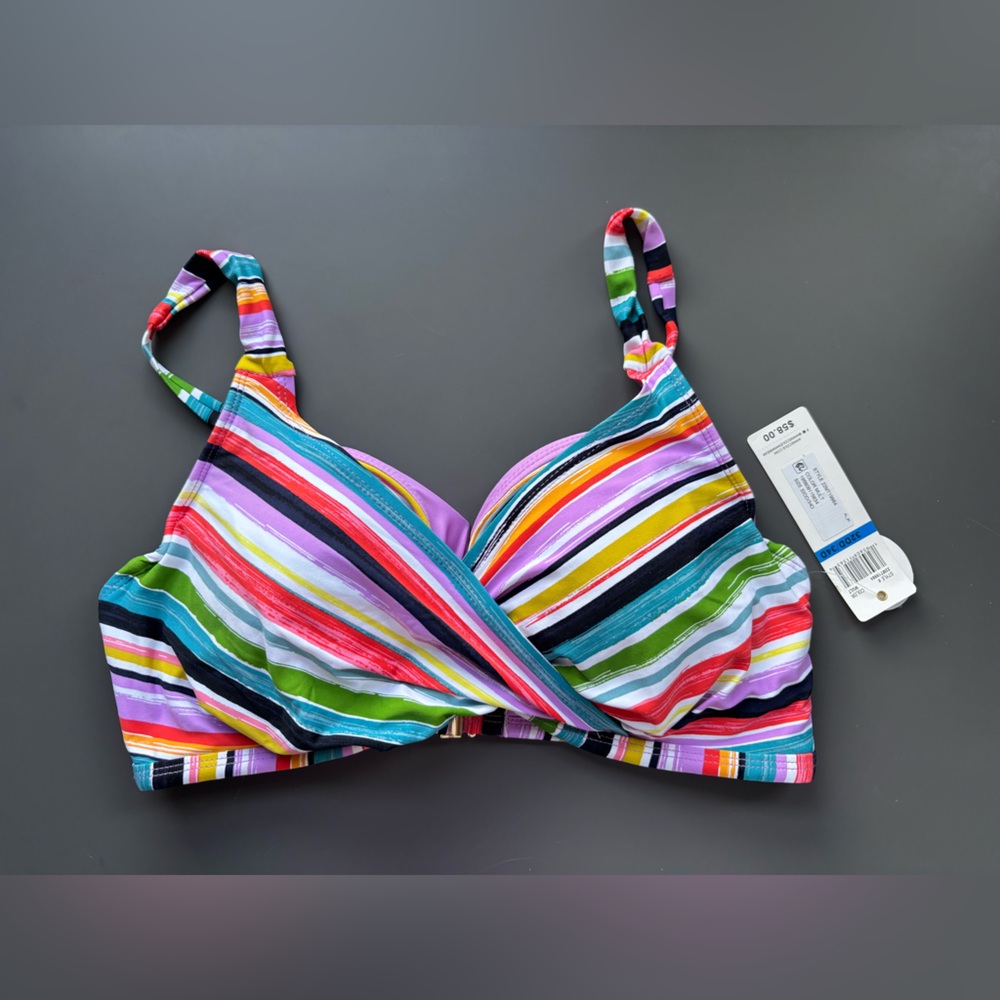 NWT Anne Cole Bikini Top 32DD or 34 D